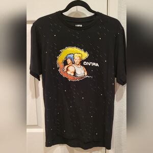 Contra Black Graphic T-Shirt